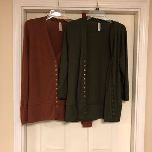 *2* ZENANA OUTFITTERS Cardigans